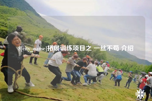 河源拓展训练项目之 一丝不苟 介绍
